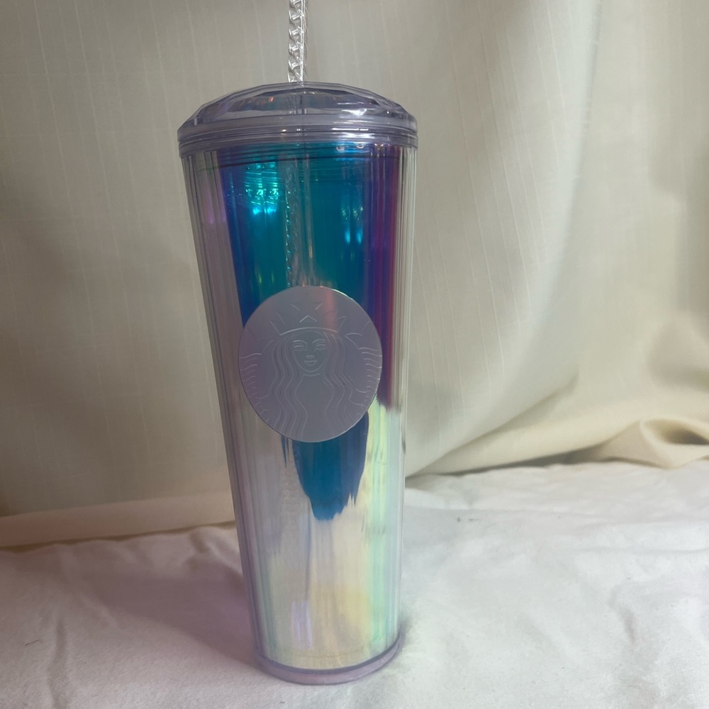 Starbucks Iridescent Tumbler 2020 24oz Unicorn Dome Diamond